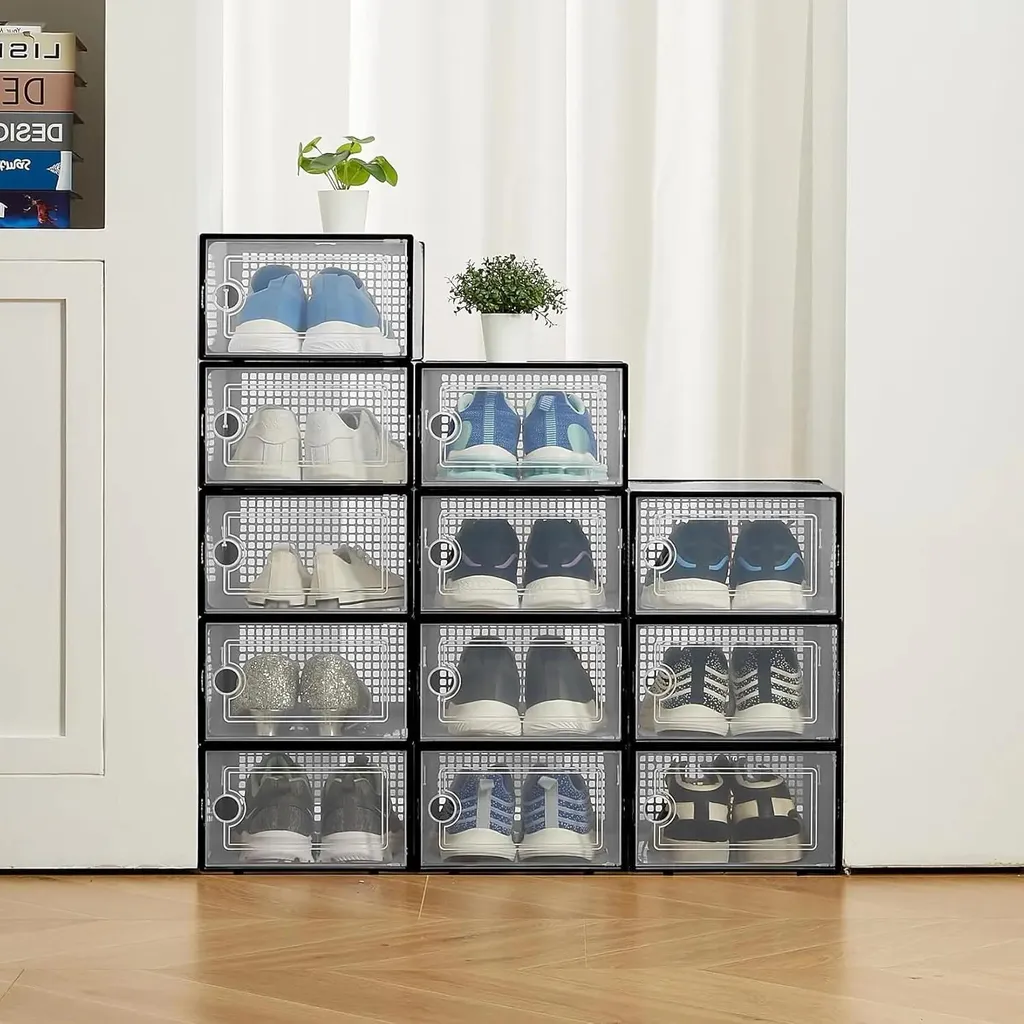 Rangement Chaussures sous le Lit et Placard - Set de 12 Boîtes Modulables - 7
