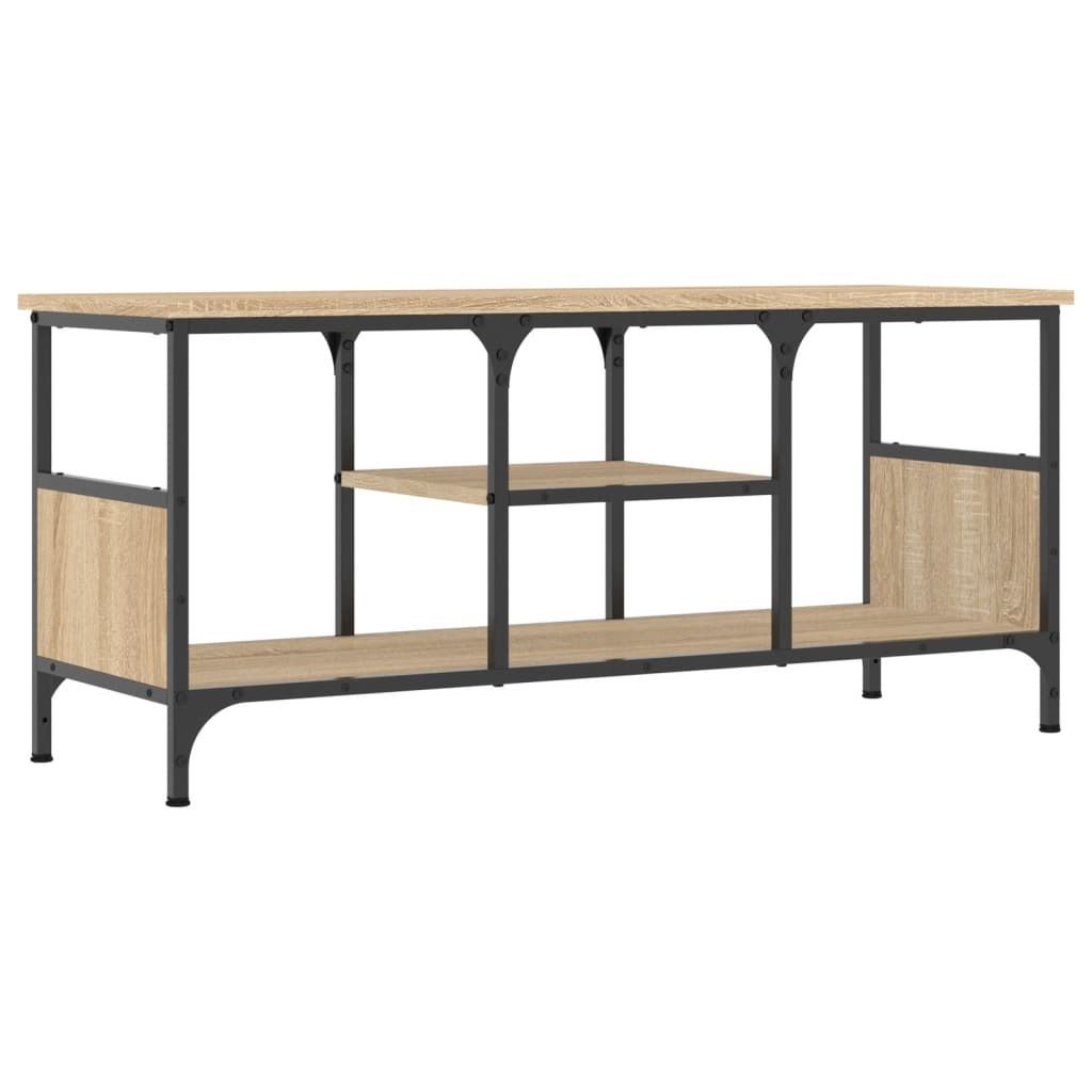 "SALE 2026"TV-Schrank, Fernsehtisch - CLORIS - Sonoma-Eiche 100x35x45cm Holzwerkstoff & Eisen - TV-Schränke DEMöbel759974