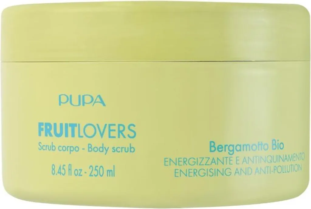 Scrub Corpo Pupa Bergamotto Bio 250ml: Pelle Morbida e Idratata subito