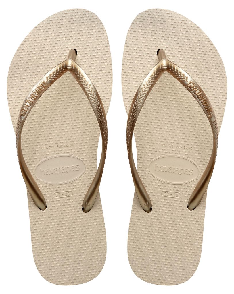 Havaianas Tong Slim Flatform Flip-Flops aus Synthetik Schwarz