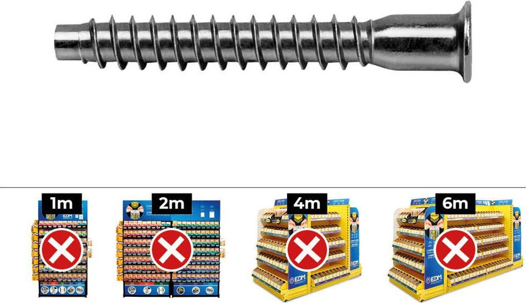 Schraubenkasten CELO 250 Stück Verzinkt (50 mm)