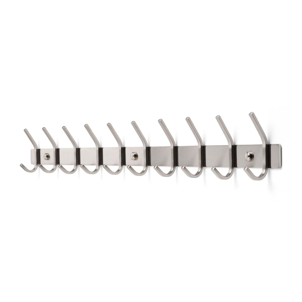 TOJ Living Wandgarderobe 78 cm – Edelstahl Garderobenleiste Produktbild 