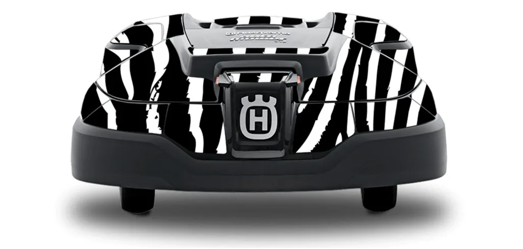 Sticker Zebra pour Husqvarna Automower 305 : Personnalisation 2020 et +