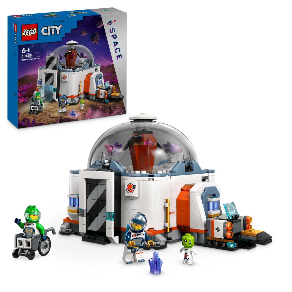 LEGO City Weltraumlabor Set, Spielzeug für Mädchen ab 6 Jahren, Jungen & Kinder, Weltraumforschung Spielset, mit einem Planeten-Rover, Pflanzen, ...