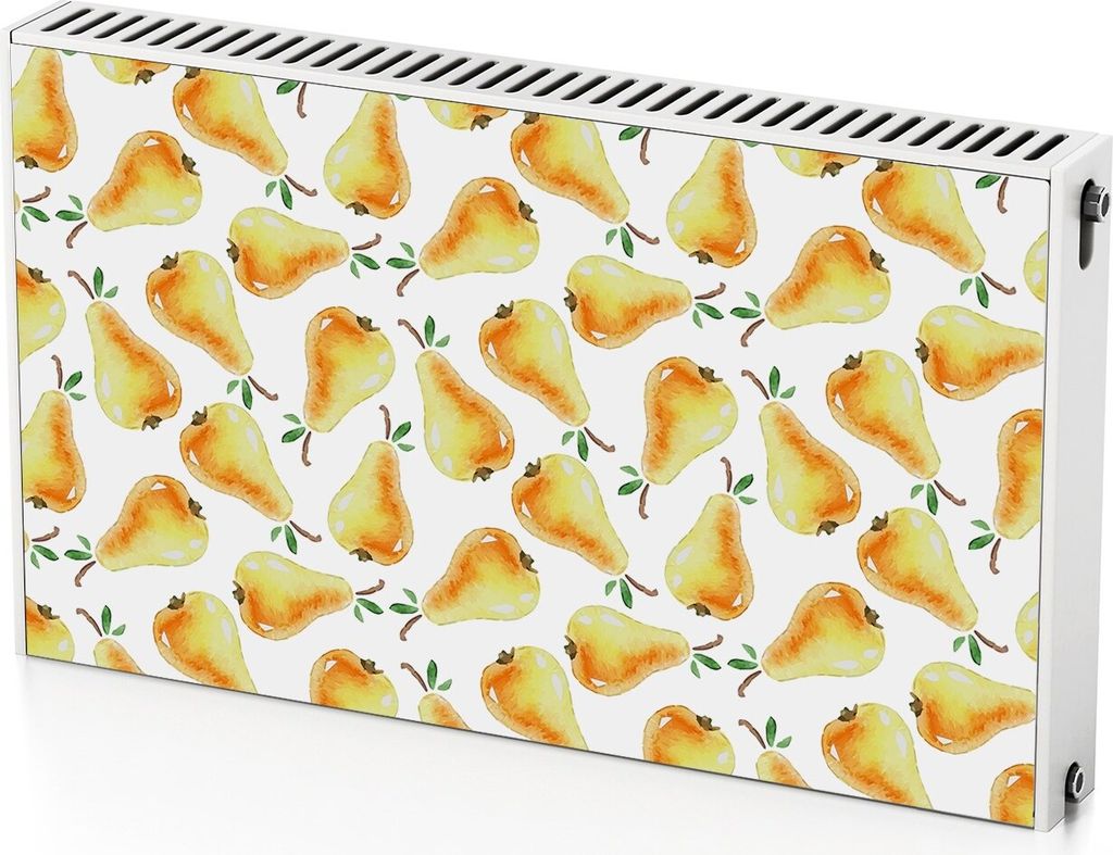 Birnen – Magnetische Heizkörperabdeckung – 100x60 cm – Magnet Heizkörperabdeckung – 3D Würfel – Heizkörperverkleidung – Magnetische...
