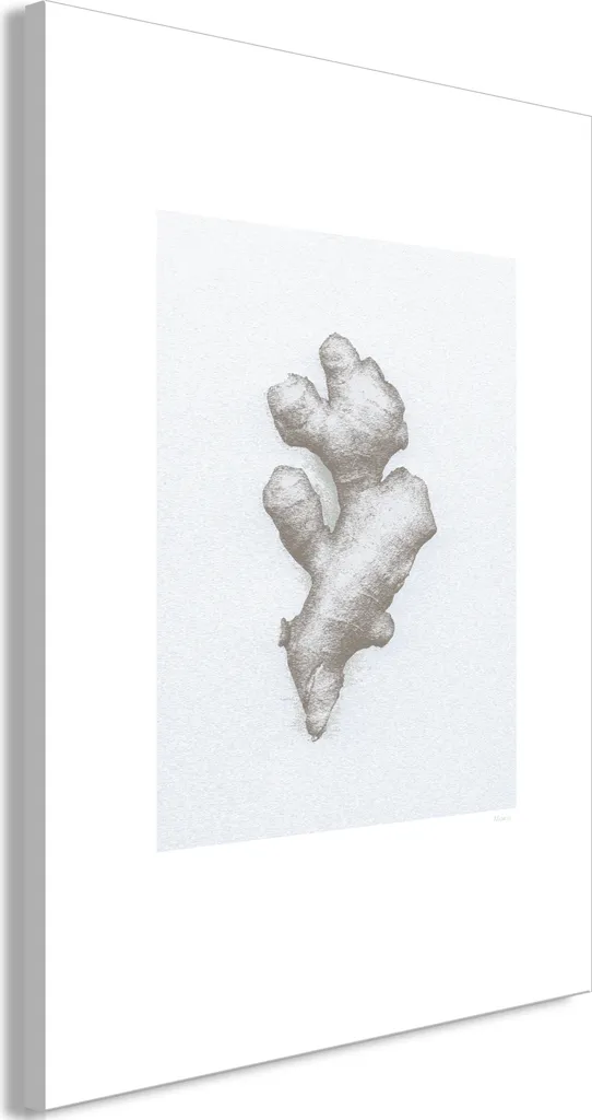 Quadro in tessuto non tessuto - Zenzero (1 parte) verticale 40x60 cm Fiori b-A-0407-b-a