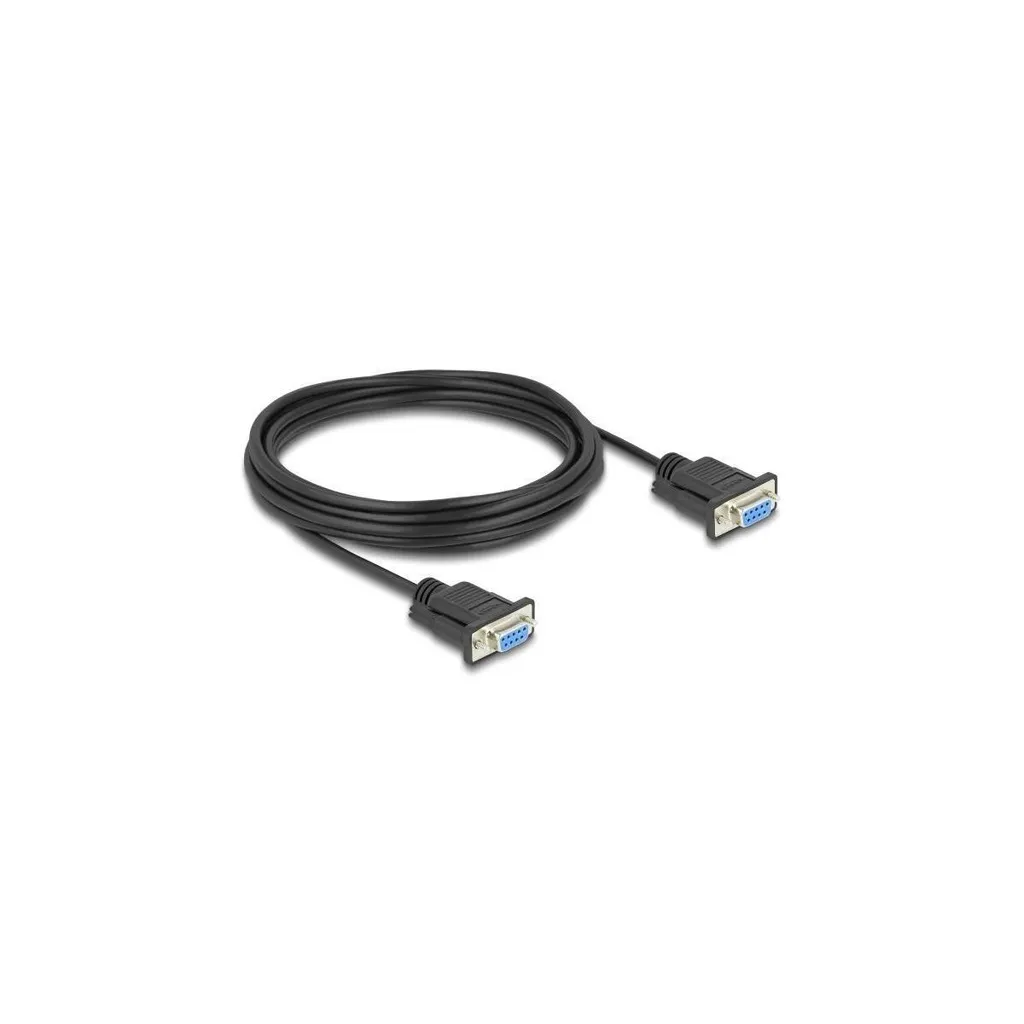 Cavo Seriale RS232 Delock 86826 5m DB9 Femmina/Femmina Slim Housing
