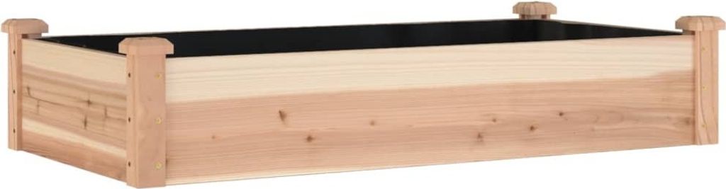 vidaXL Lit surélevé avec insert 120x60x25 cm bois massif Image du produit 