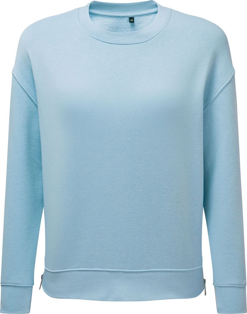 TriDri - Sweatshirt Mit Reißverschluss für Damen RW8525 (M) (Himmelblau)