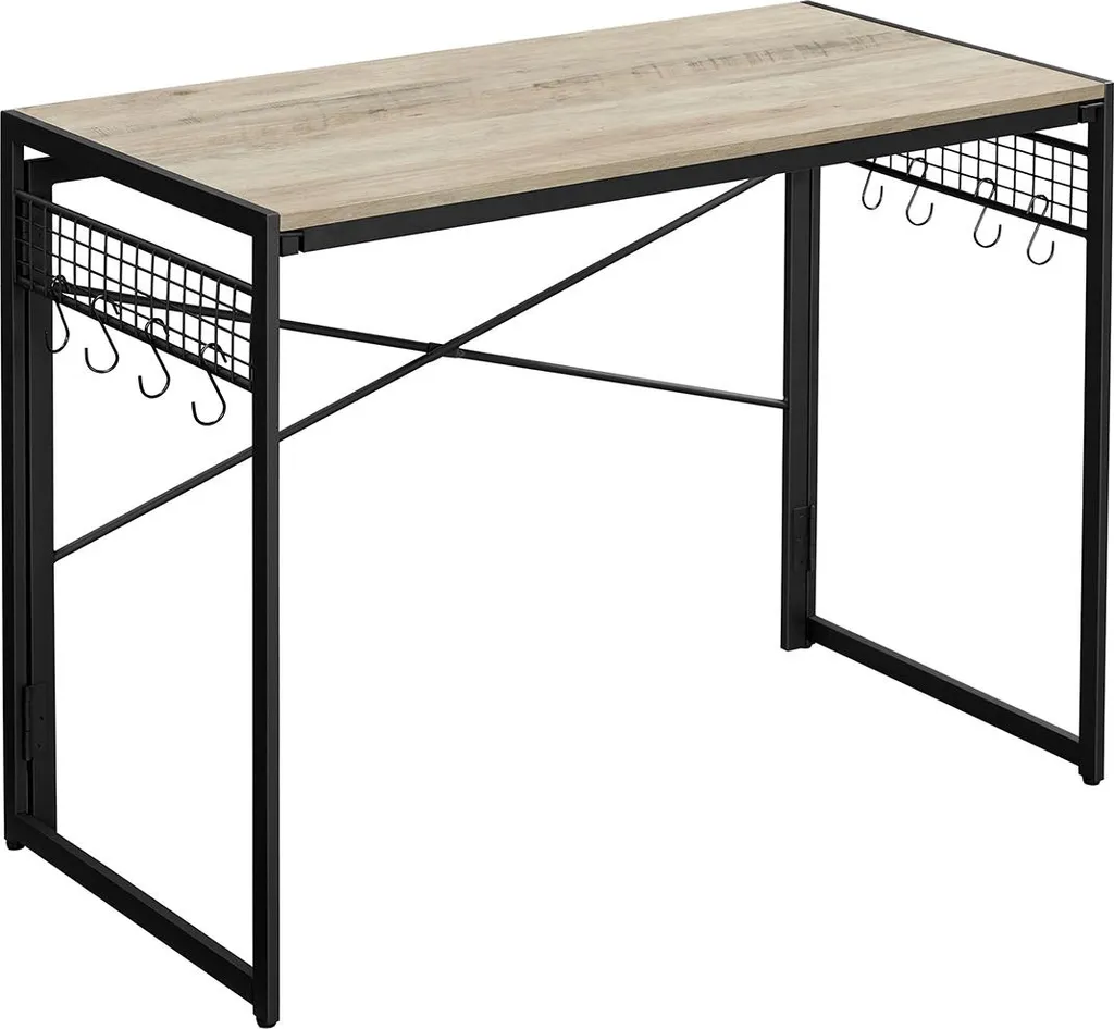 Table d'ordinateur compacte pour étudiant avec plateau clavier coulissant