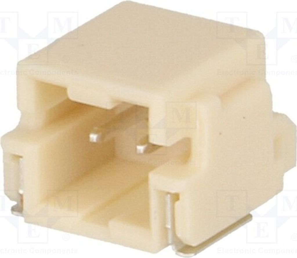 1x Buchse Leitung-Platte männlich 2mm PIN: 2 3A 502352-0200 Signteckverbinder,