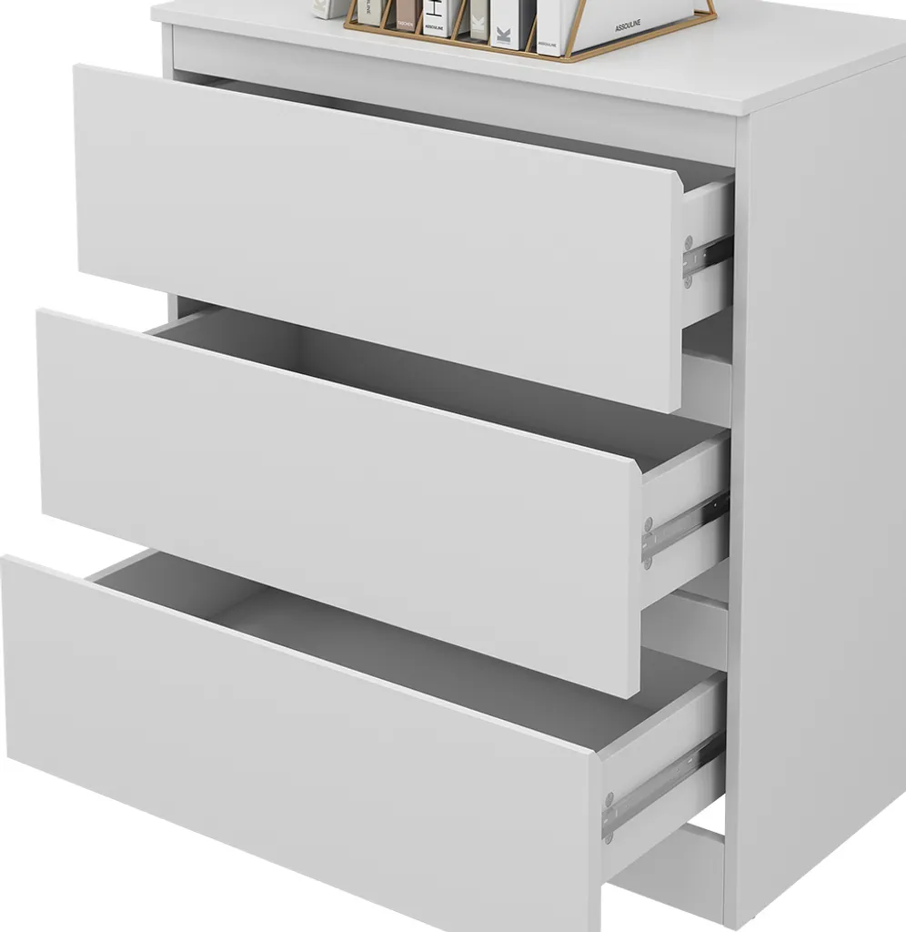 Commode Calisto Blanche Vicco 41301 - Finition Résistante et Compacte - 6