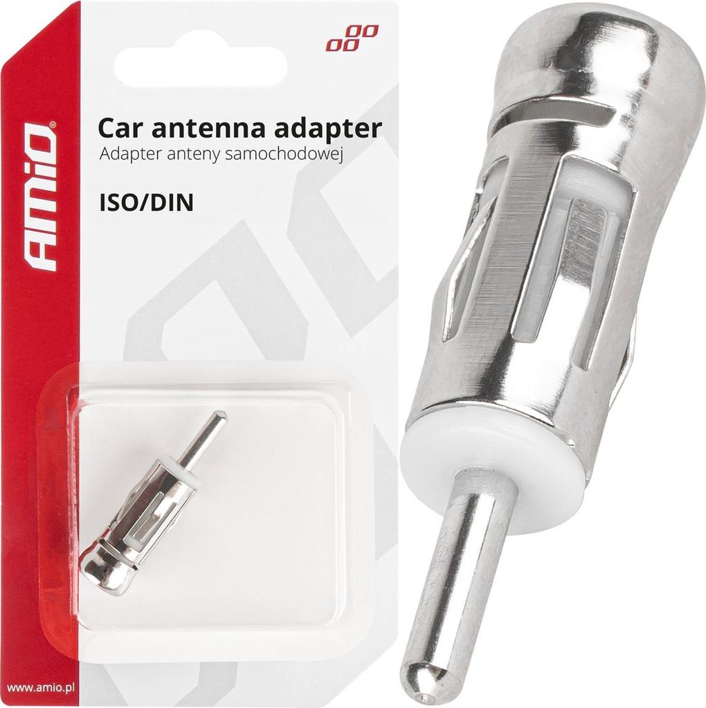 Adattatore antenna ISO a DIN per autoradio AMIO - Soluzione Immagine del prodotto 