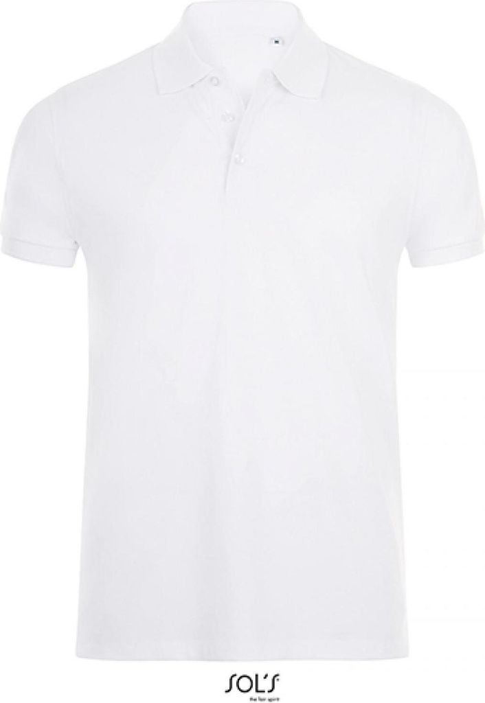 SOLs 01708 | Herren Phoenix Polo / Gekämmte, ringgesponnene Baumwolle - Farbe: White - Größe: L