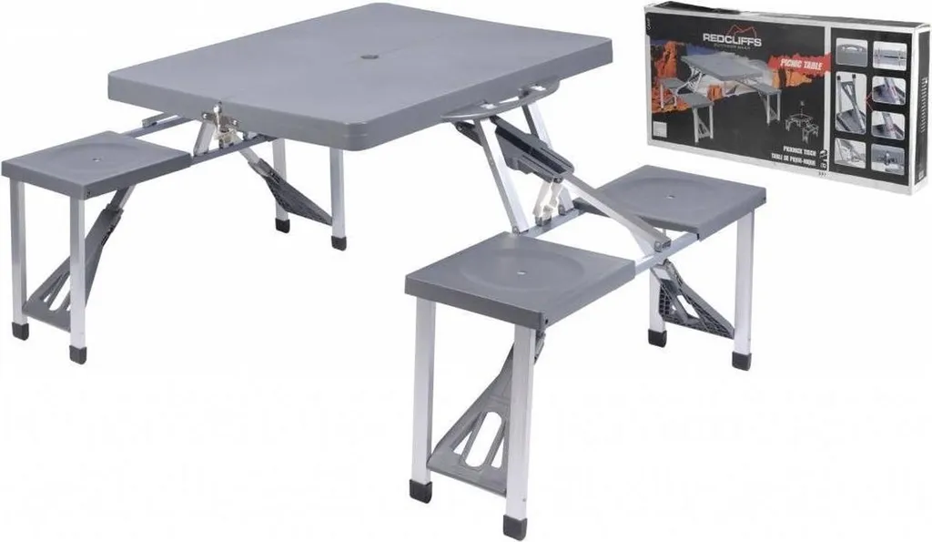 Ensemble mobilier de pique-nique pliable - Table et chaises d'appoint - 11