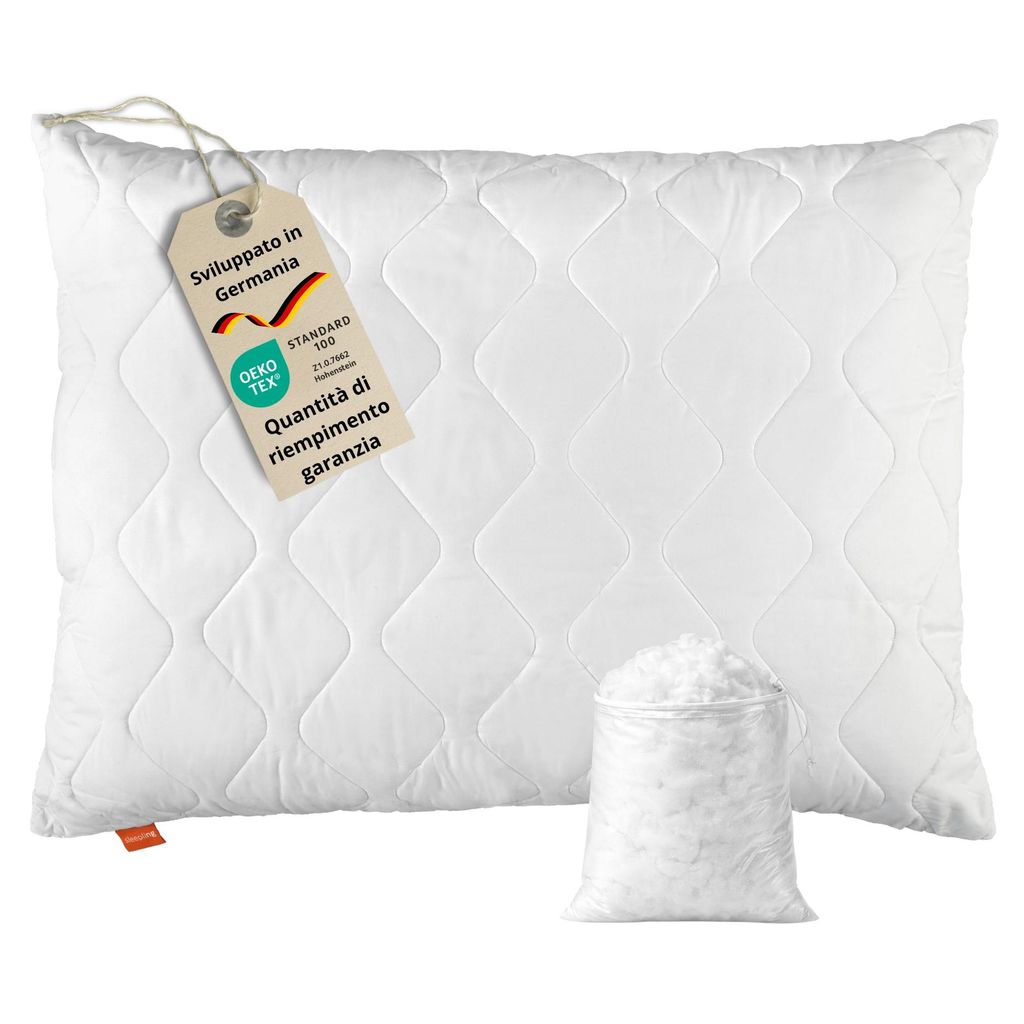 Cuscino 70 x 90 cm, imbottitura, 100% microfibra, adatto a Immagine del prodotto 