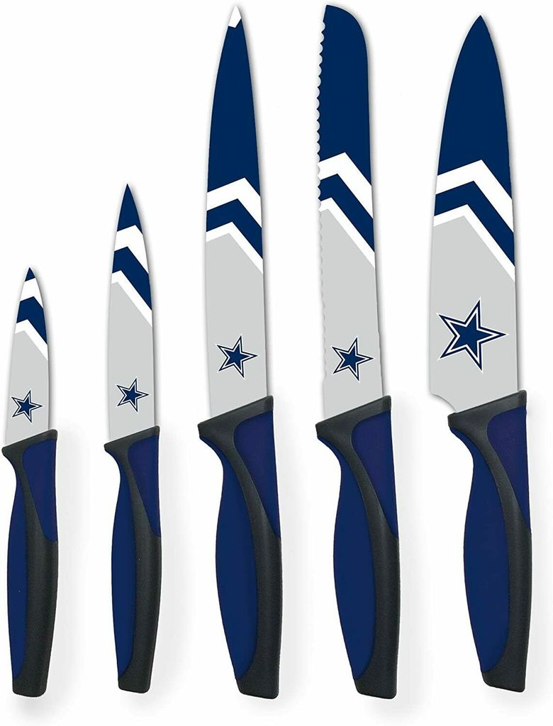 NFL Dallas Cowboys Küchenmesser 5-teilig Set Football Messer Set Barbecue