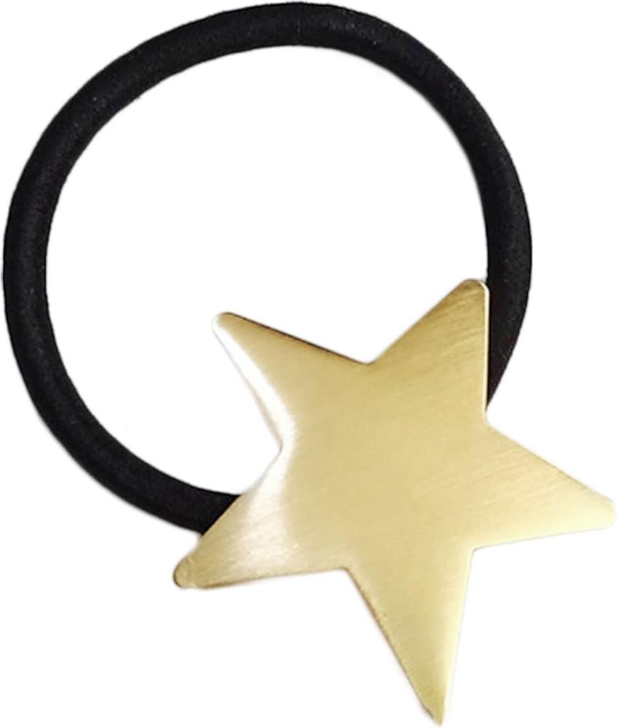 Haargummi mit Sternmotiv Glänzend Gold