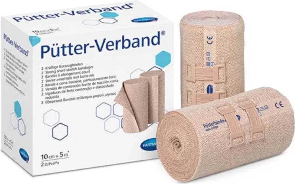 Soulager vos jambes lourdes avec le Pansement Pütter 8cm x 5m - Lot de 2