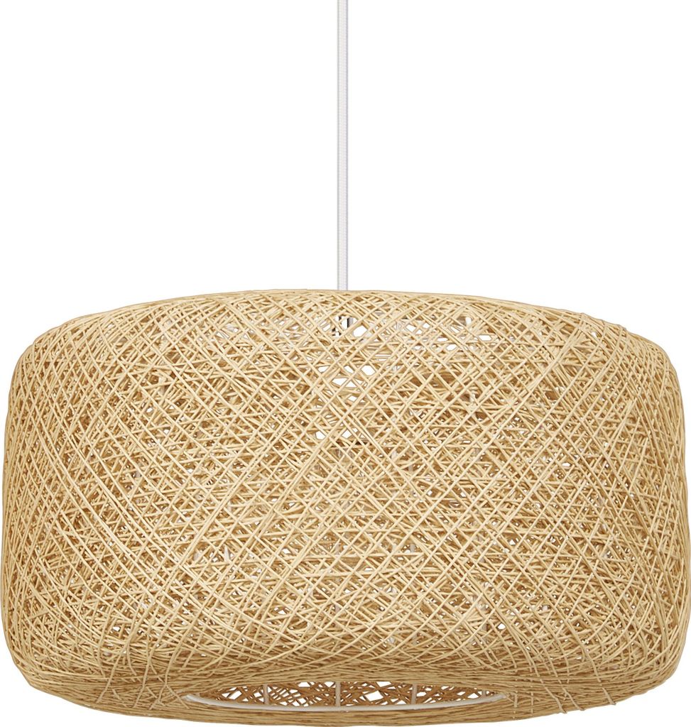 OSRAM Decor Paper Bale dekorative Pendelleuchte aus Papier und Metall, 400mm, mit E27 Fassung, IP20, beige