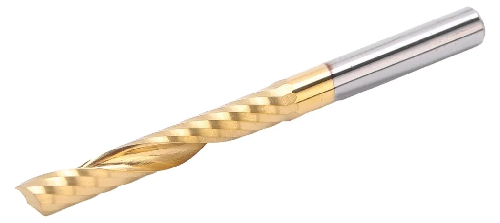 Mèches de défonceuse spirale HSS titane 4mm pour usinage et menuiserie