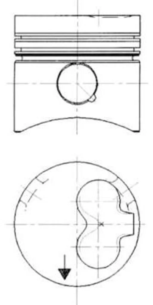 Piston Anti-Usure KOLBENSCHMIDT 90732610 pour Réparer Jumper E34