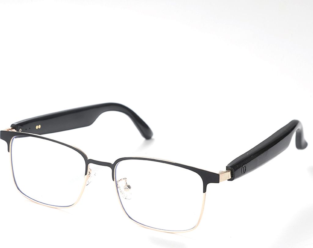 Smart Glasses mit BT5.4-Audio fuer die Fernsteuerung von Kameras, Telefonanrufe, offenes Ohr, Musikwiedergabe, Touch- und Sprachunterstuetzung, Tit...