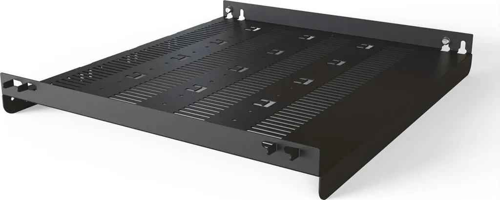 Étagère de Rack 19 pouces Schroff 600D RAL7021 pour Serveur et IT
