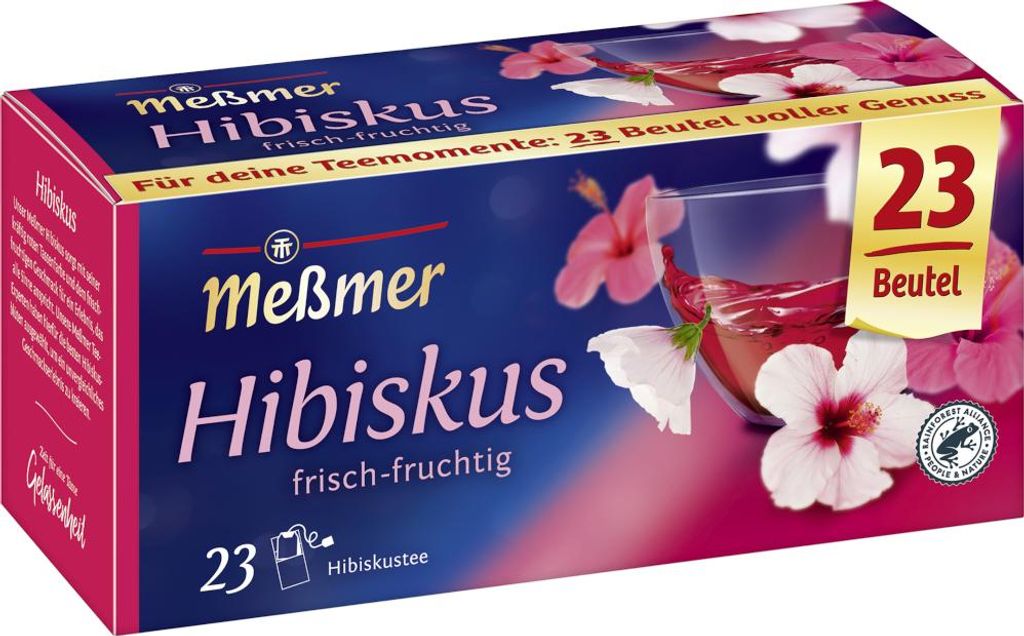 Meßmer Ibiškový ovocný čaj 23x2g sáček ovocné balení 46g Obrázek produktu 