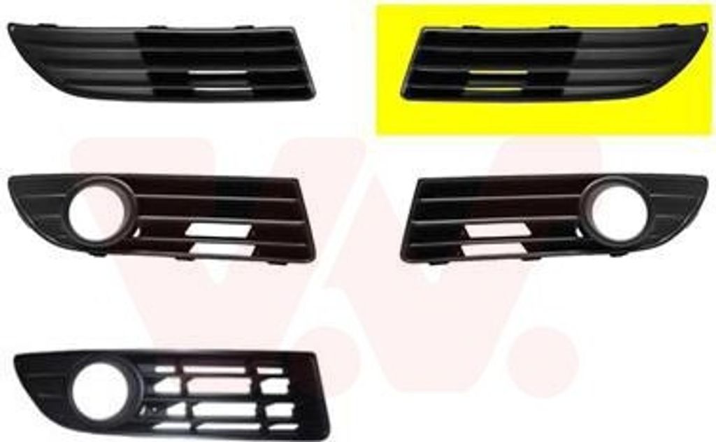 VAN WEZEL Lüftungsgitter Grill Stoßfänger für VW POLO (9N) Produktbild 