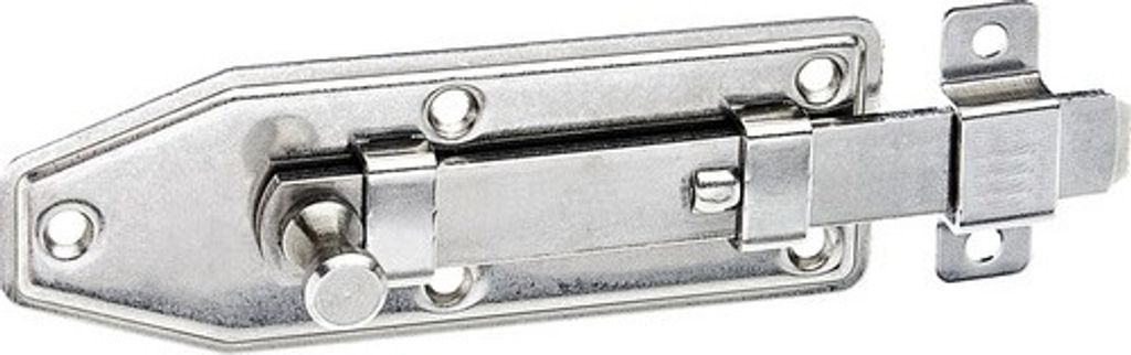 ALBERTS Schlossriegel Türriegel Fensterriegel Schieber Edelstahl 100x35 mm