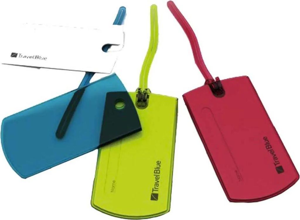 2er-Packung Jelly-ID-Etiketten, gemischt in Rot, Grün oder Blau