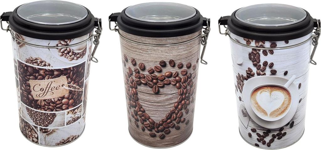 Vakuum Kaffeedose Metall Kaffeebox Kaffeebehälter Kaffeespender Kaffeebüchse