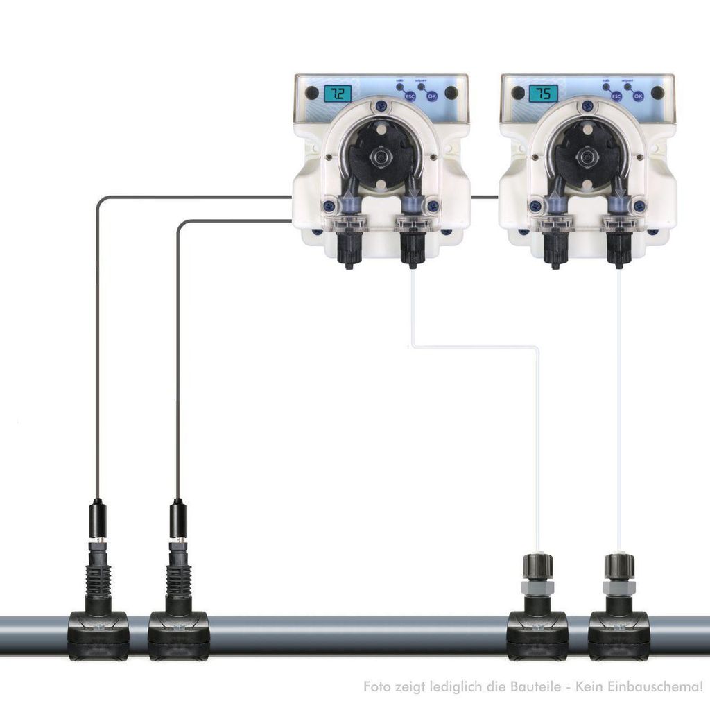 GT PoolNova PH + REDOX (Chlor) automatische Dosieranlage Produktbild 