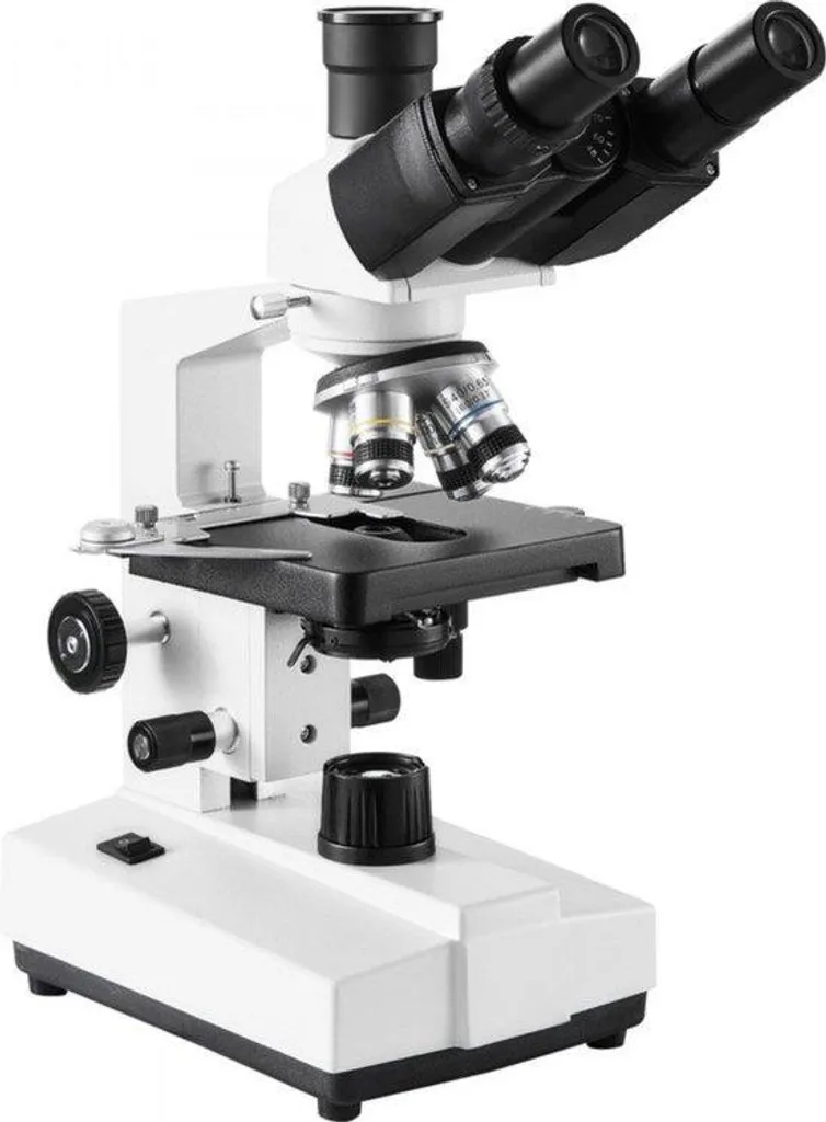 Microscope trinoculaire grossissement 5000x - Optiques 10x et 25x