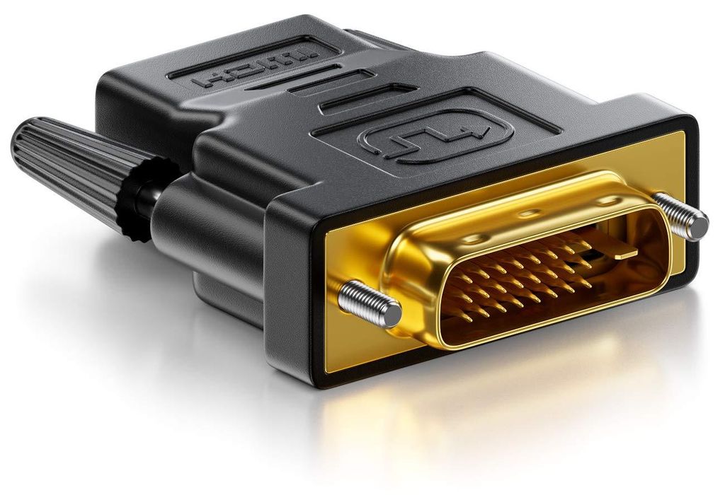 deleyCON HDMI zu DVI Adapter, HDMI Buchse auf DVI-D Stecker Produktbild 