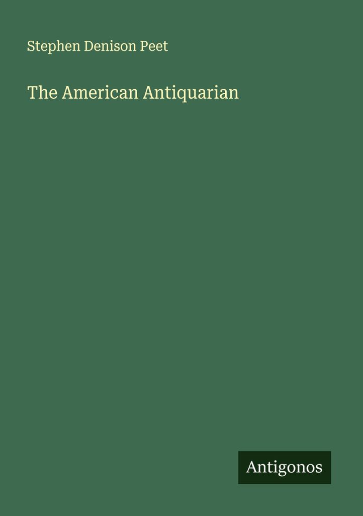 Der amerikanische Antiquar