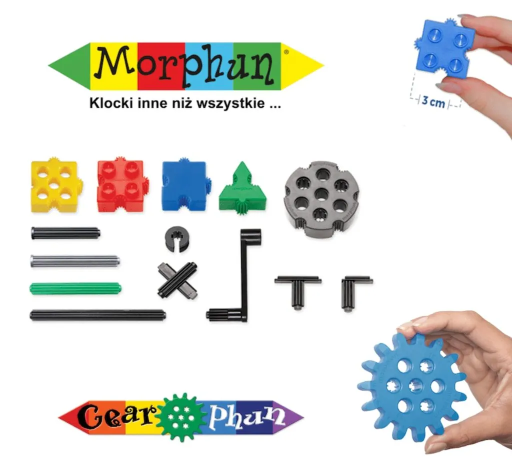 Jeu de Construction Morphun GearPhun 324 pcs : Apprendre la Mécanique