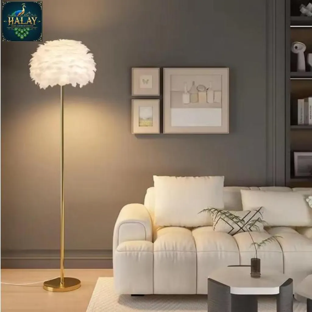 Lampadaire Chic pour Éclairage Doux et Design Rose Gold 150 cm E14 - 4