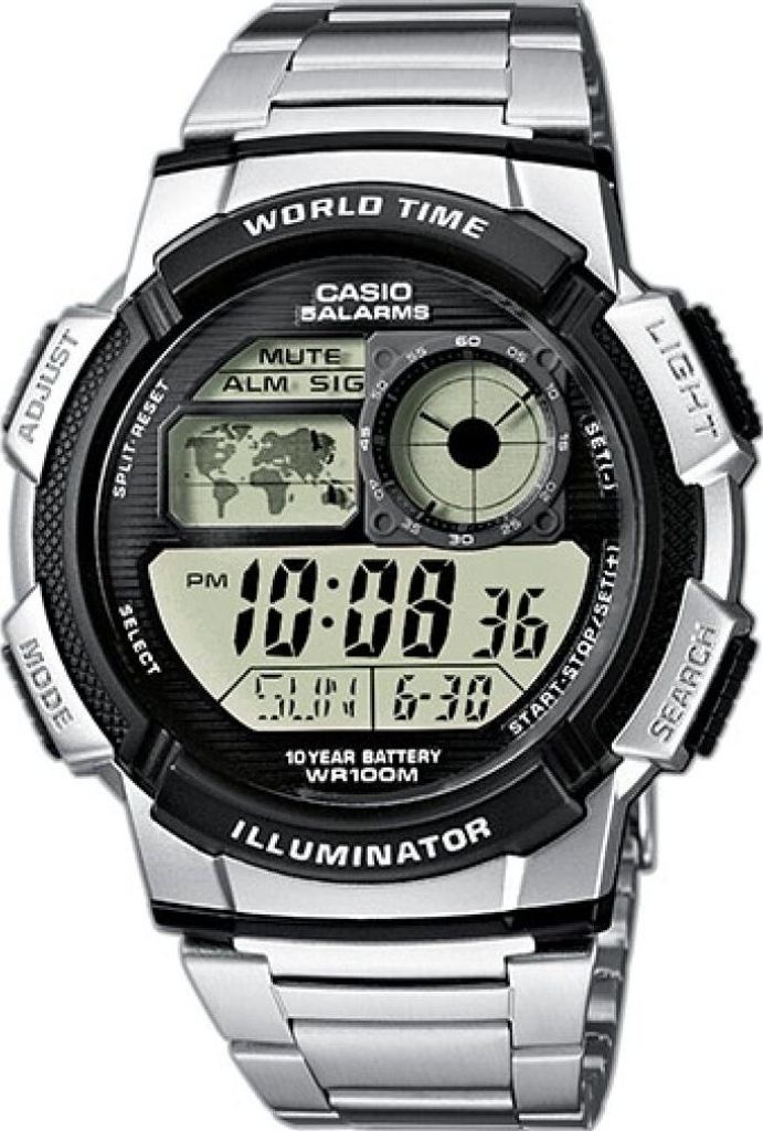 CASIO Mod. WORLD TIME ILLUMINATOR - 5 alarmov, 10 rokov Obrázok produktu 