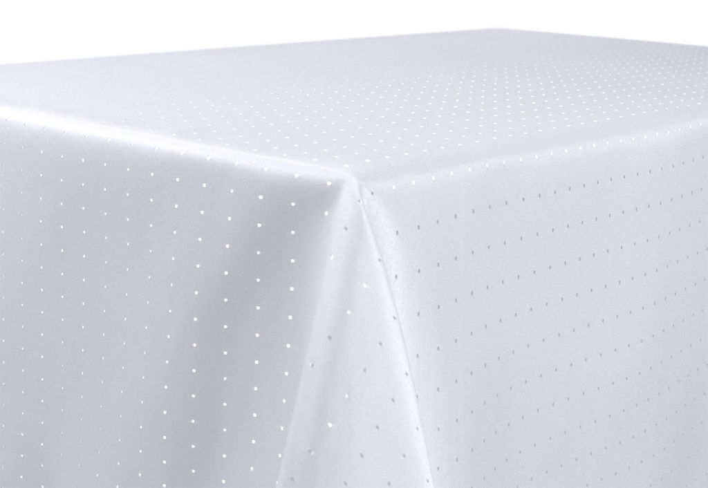 Beautex Damast Tischdecke Punkte bügelfrei fleckenabweisend Produktbild 