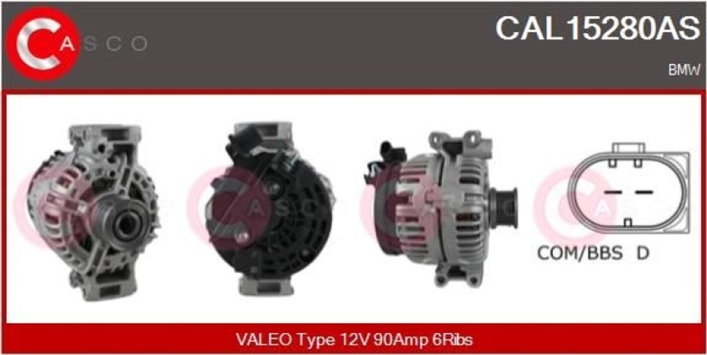 CASCO Generator Brand New HQ CAL15280AS