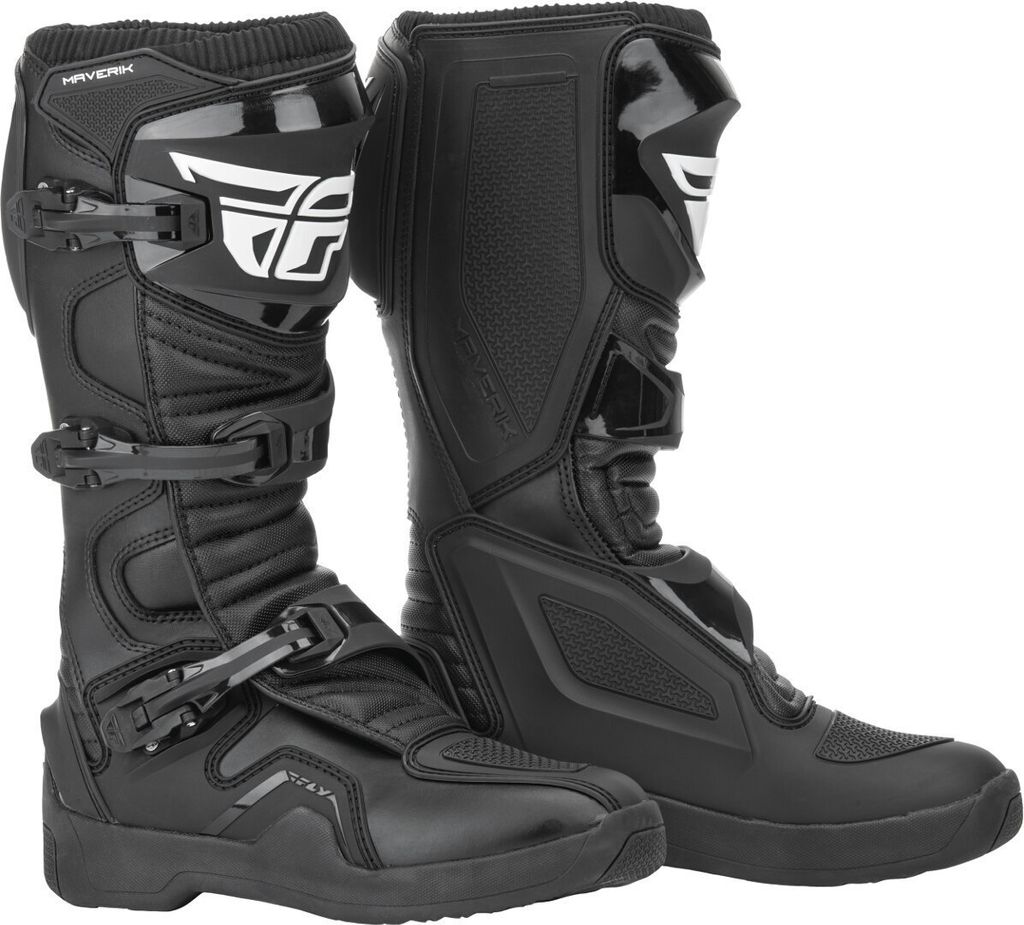 Fly Racing Maverik Motocross Stiefel, schwarz, 12