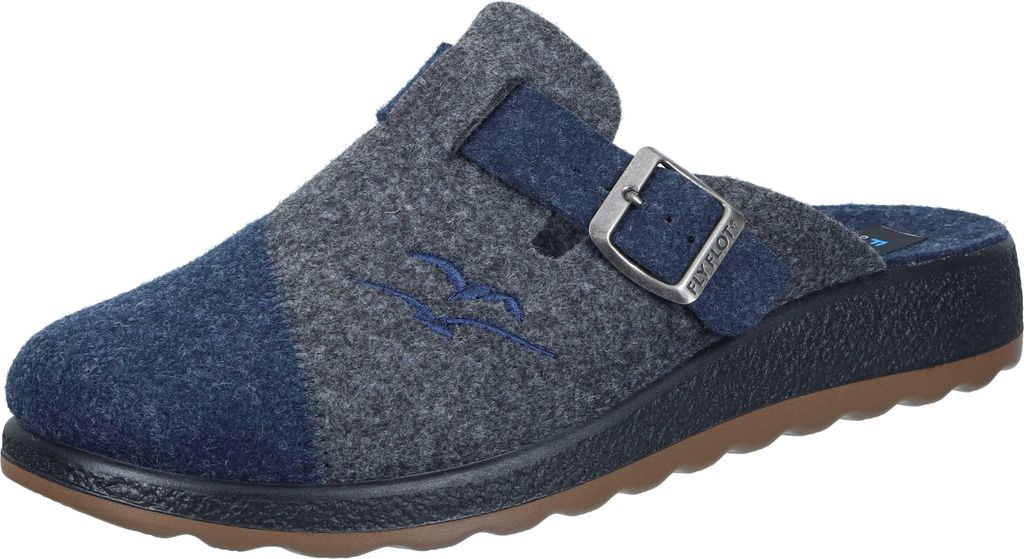 Herren Filzpantoffel 220089-05 blue FLY FLOT von Größe 40 bis 45
