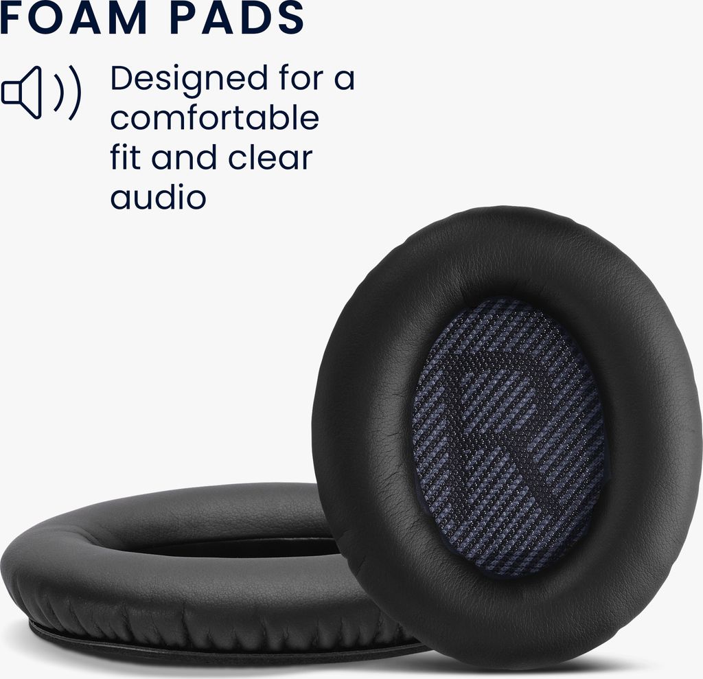 kwmobile 2x Ohrpolster kompatibel mit Bose Quietcomfort 35 Produktbild 3