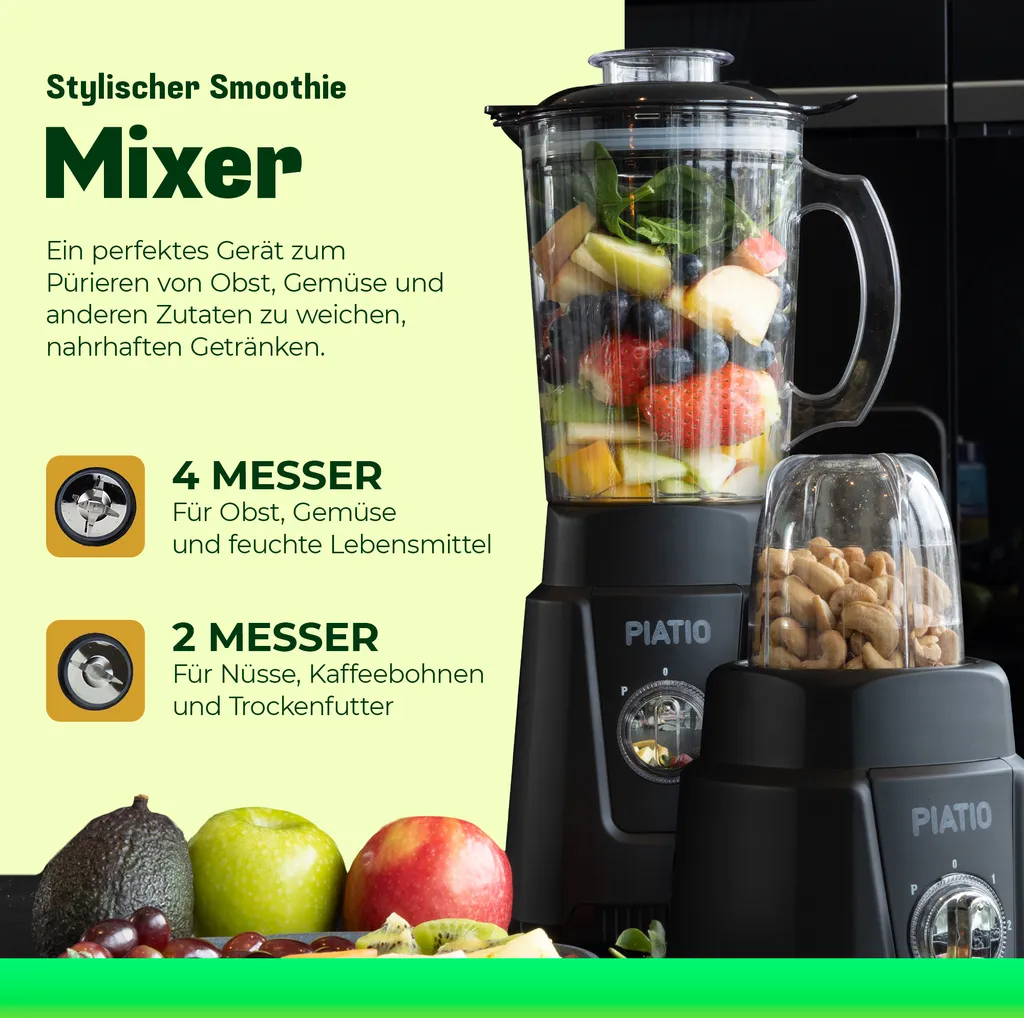 Piatio Smoothie Blender Smoothie Maker Kaufland.de
