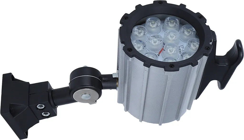 Lampe de machine LED articulée avec socle magnétique et bras flexible