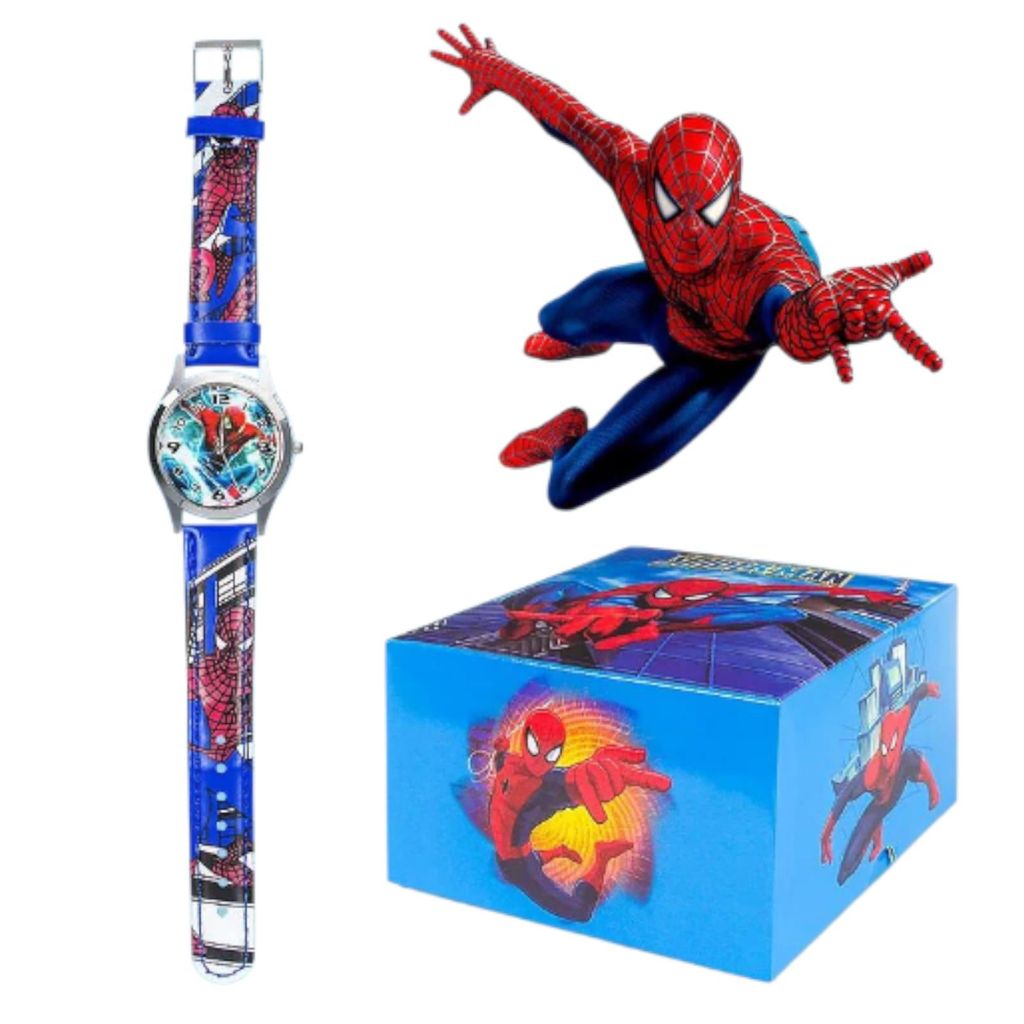 Spider Man Kinder Armbanduhr Mit Verpackung Produktbild 