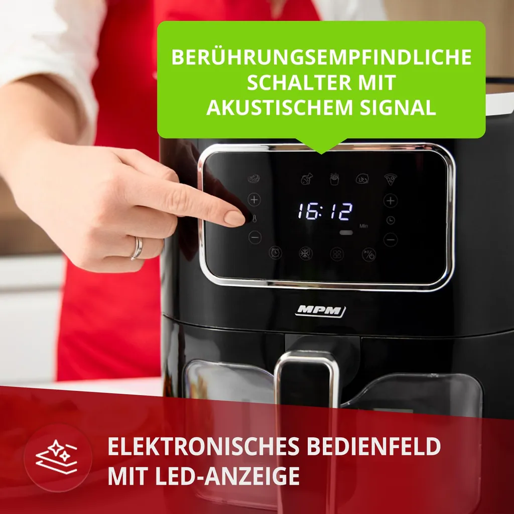 Friggitrice ad Aria MPM 5L XL: Regalo Ideale per Casa Nuova - 5