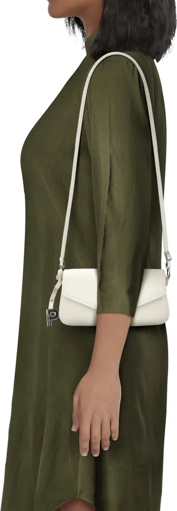 Sac bandoulière Picard Really en cuir écru avec rabat élégant pour femme - 16